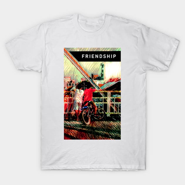 Frienship Panting Colors T-Shirt by UB design